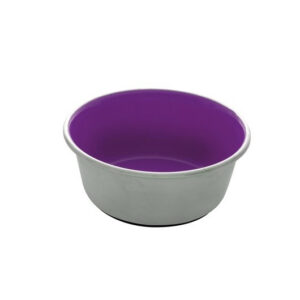 Comedero Acero Inox Antideslizante Purple 350ml Dogit