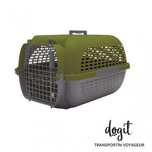 Transportin Pet Voyageur X-Grande Verde/Gris Dogit