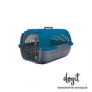 Transportin Pet Voyageur Pequeño Azul/Gris Dogit