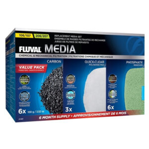 Pack Cargas Filtro 6 Meses 107/207 Fluval