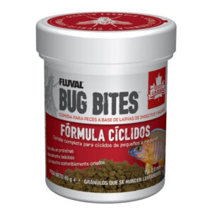 Insectos Bug Bites Cíclidos Gránulos, 45g Fluval