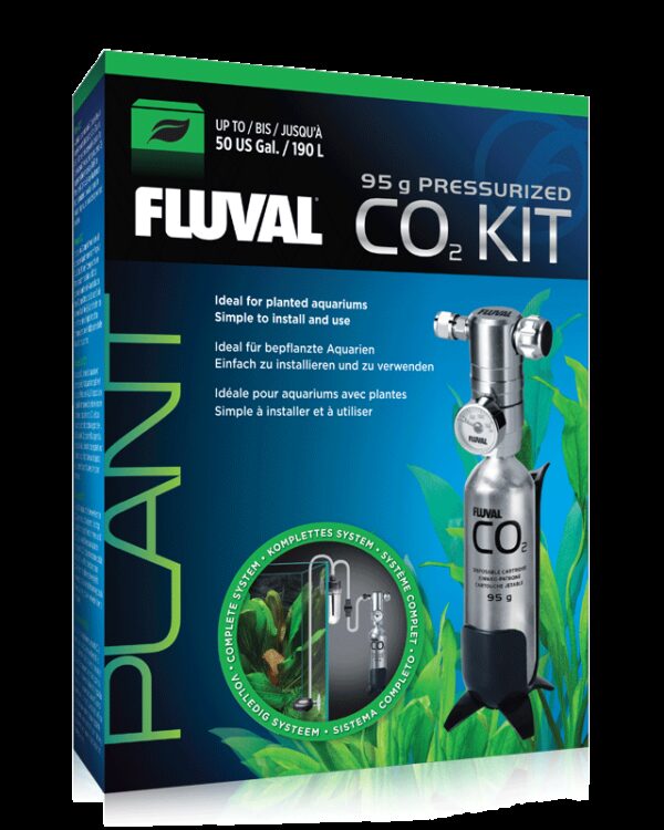 CO2 Kit Presurizado 95g para 200L Fluval