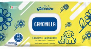 Toallitas para perro y gato De Camomila (40 ud) Record
