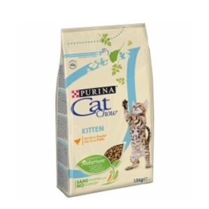 CAT CHOW Kitten Gato Rico En Pollo 1,5kg Purina